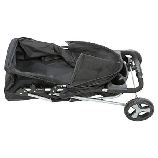 Trixie Kočárek s funkcí rychlého skládání 47x100x80cm do 11kg černý