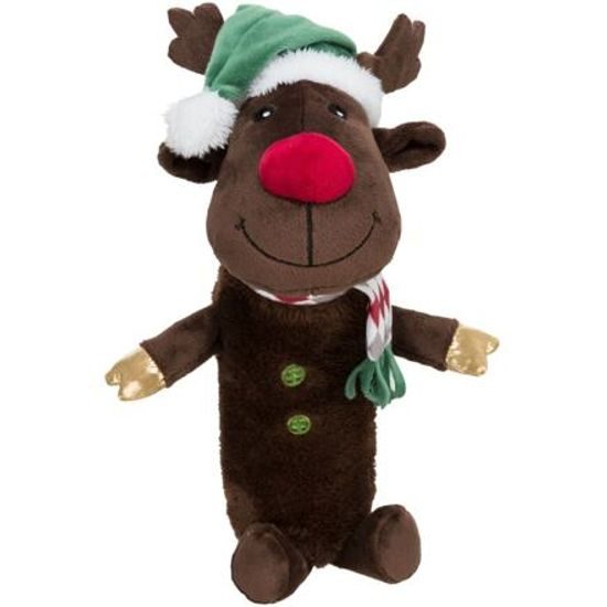 Trixie Xmas REINDEER plyšový sob s pet lahví uvnitř 45 cm