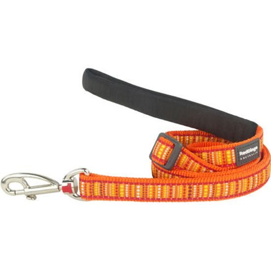 Red Dingo Vodítko 15 mm x 1,8 m Lotzadotz Orange