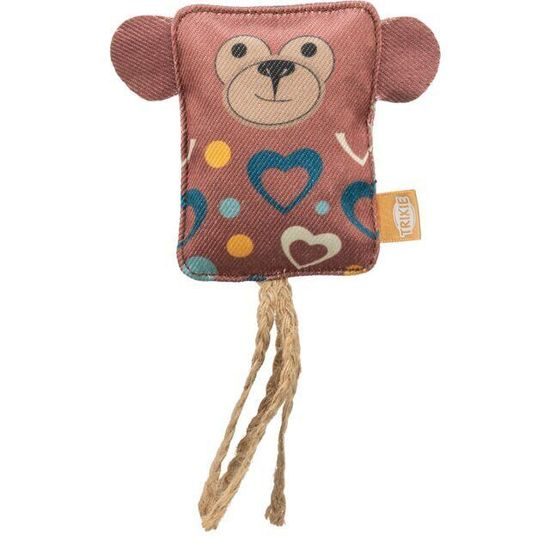 Trixie Hrací polštářek se zvířecím obličejem šustící 10 cm polyester