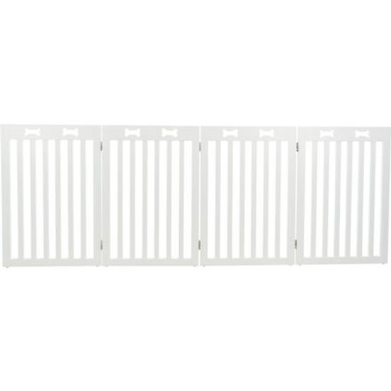 Trixie Branka pro psy 4 díly 60-160x75cm bílá