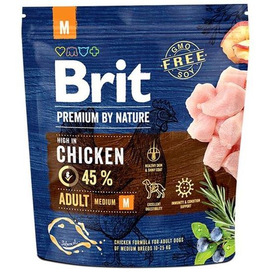 Brit Premium by Nature Dog Adult M 1 kg