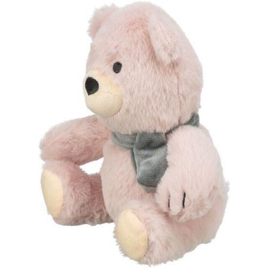 Trixie Vánoční medvídek Teddy bez zvuku 19 cm růžová