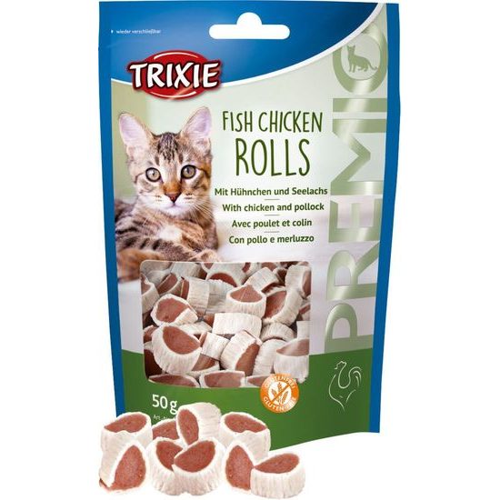 Trixie Premio ROLLS Light rolky kuře losos 50g