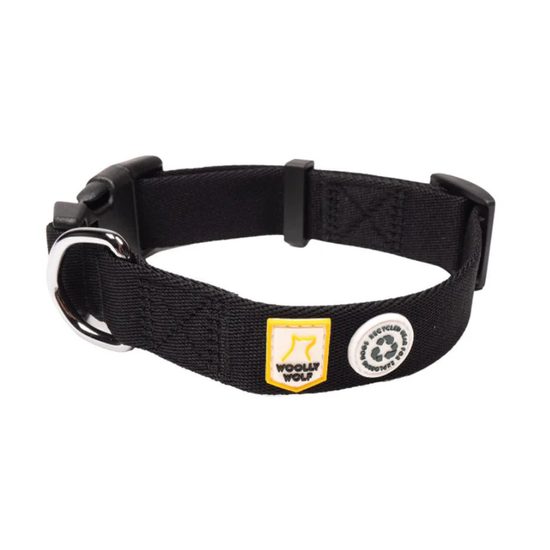 Woolly Wolf Raven Black Collar
