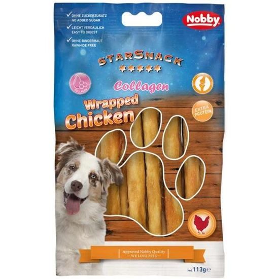 Nobby StarSnack Barbecue Wrapped Chicken Collagen 113 g