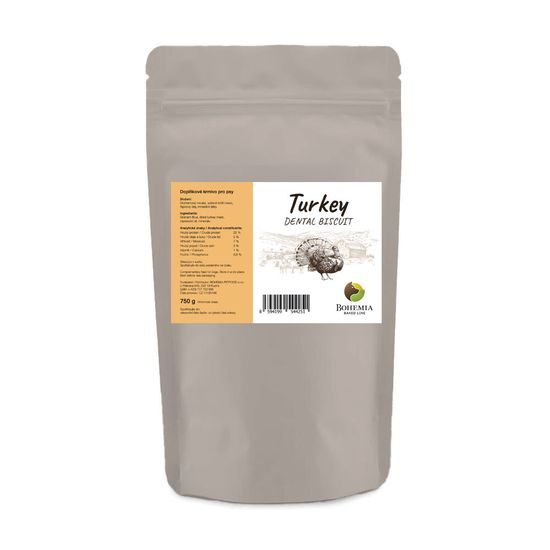 BOHEMIA BAKED Turkey Dental Biscuit 750g