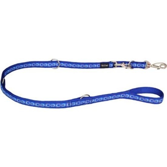 Red Dingo Vodítko přepínací 25 mm x 2 m Cosmos Blue