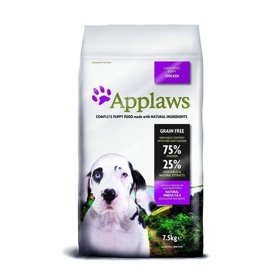 Applaws granule Dog Puppy Large Breed Kuře