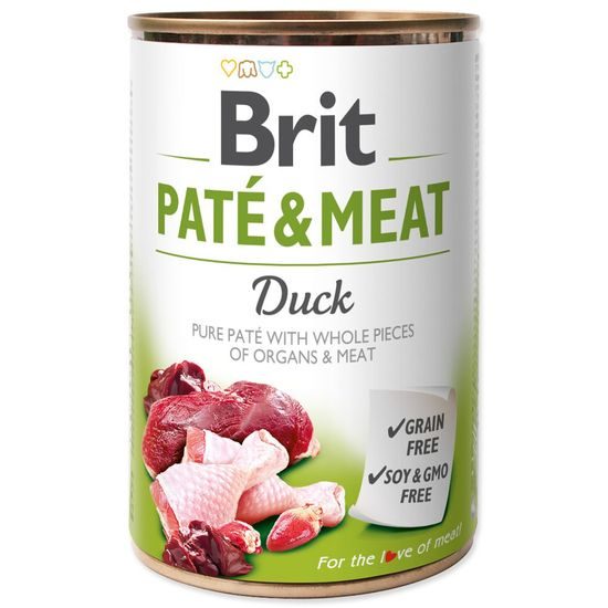 Brit Paté & Meat Kachní 400 g