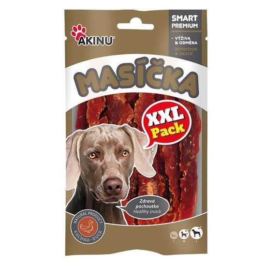 Akinu MASÍČKA Kachní prsíčka pamlsek pro psy XXL 90 g