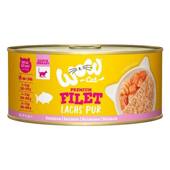 WOW Cat Konzerva Filet Losos PUR Adult 70g
