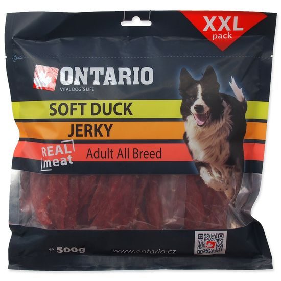 Ontario Pochoutka kachna měkké sušené kousky 500g