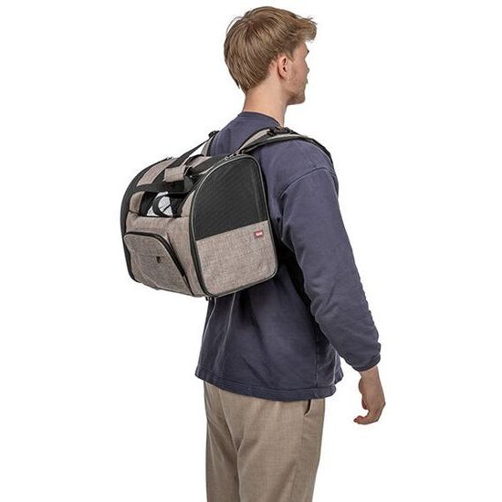 Trixie Transportní batoh SHIVA 41 x 30 x 21 cm do 8 kg hnědá/béžová