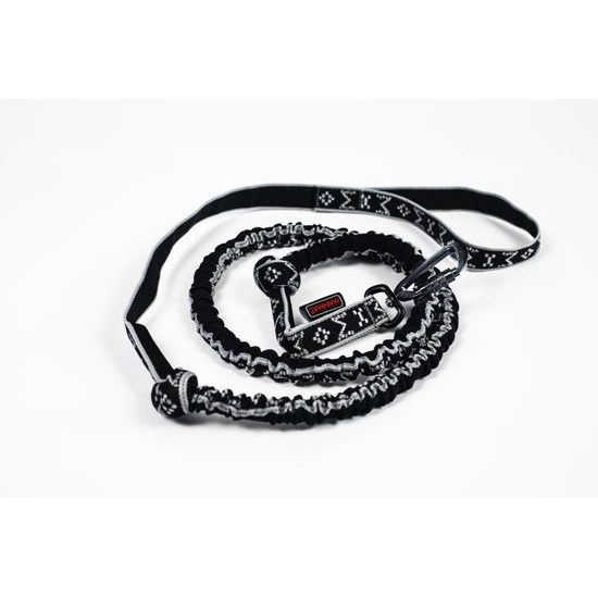 Manmat CELOODPRUŽENÁ šňůra s ALU karabinou