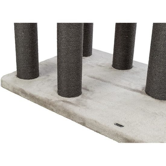 TRIXIE Škrabadlo RAFAEL XXL, 2 x jeskyně, hamaka, 156 cm, šedá