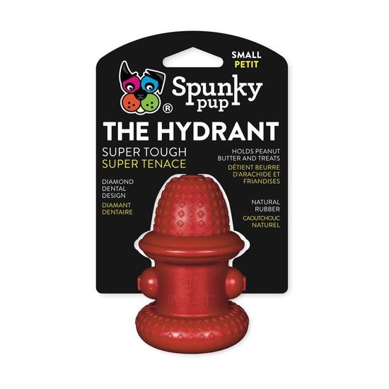Spunky Pup Hydrant ze 100% přírodní gumy 8cm
