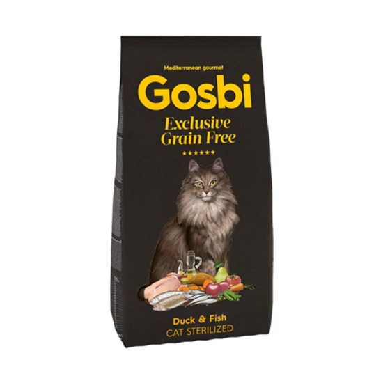 GOSBI EXCLUSIVE CAT STERILIZED CHICKEN&TURKEY 1,5kg