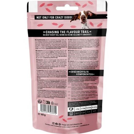 Chewies Salametti Hovězí maso a srdce 60 g