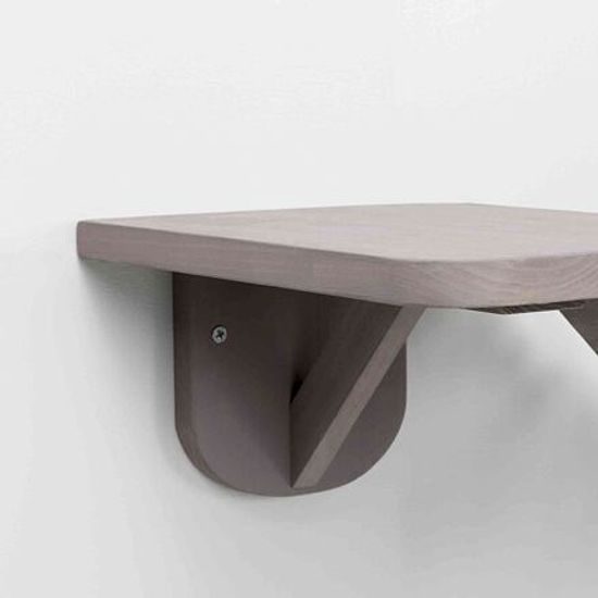 Trixie Šplhací žebřík k upevnění na stěnu 3 platformy 150x30cm šedohnědá