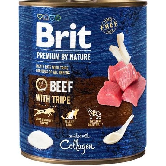 Brit Premium by Nature Dog konzerva Beef with Tripes 800 g