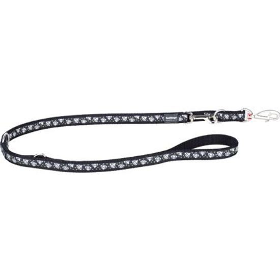 Red Dingo Vodítko přepínací 15 mm x 2 m Diamond Black