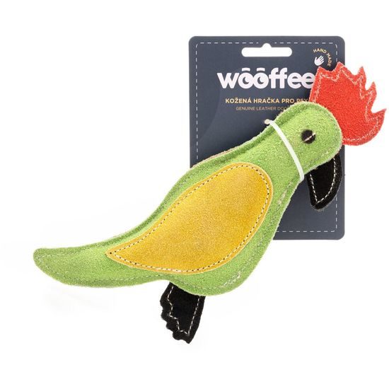 Wooffee kožená hračka Papoušek
