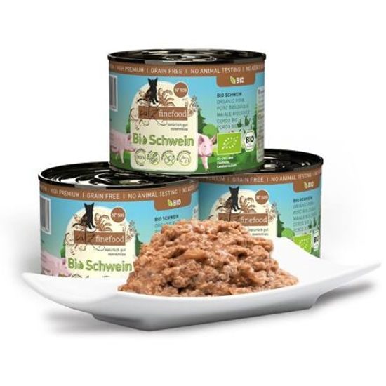 Catz finefood Konzerva CF Bio No.509 s vepřovým masem 200 g