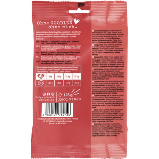 Chewies Goodies s jehněčím 125 g