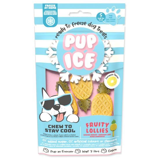Pup Ice Pochoutka chladící s ananasem 3ks 90g