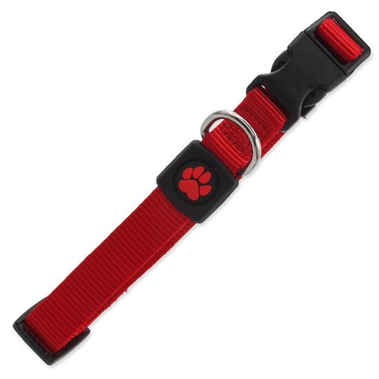 Active Dog Obojek Premium M červený 2x34-49cm