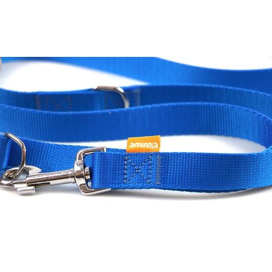 Aminela popruhové přepínací vodítko 25mm/220cm modré
