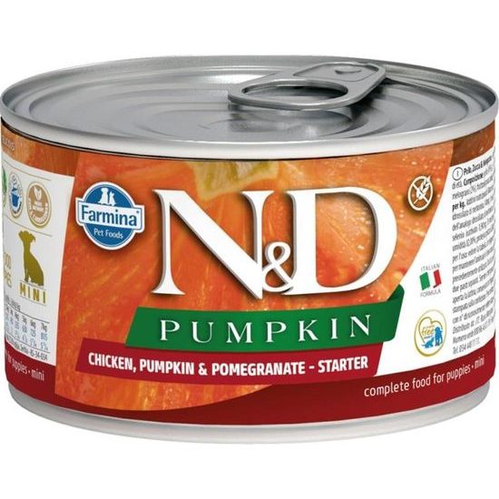 N&D PUMPKIN Dog konzerva Lamb & Pumpkin & Blueberry Starter Mini 140 g