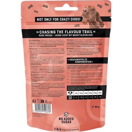 Chewies Lucky Bits s koňským masem 80 g