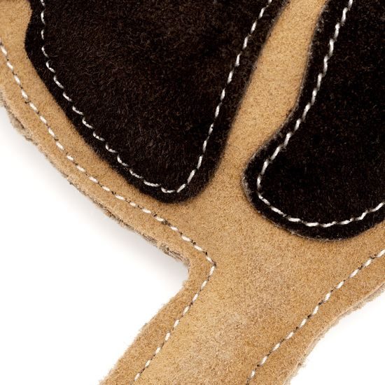 Wooffee kožená hračka Plameňák s provazy