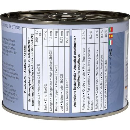 Catz finefood Konzerva CF No.17 s drůbežím masem a garnáty 200g