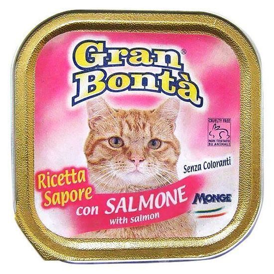 Monge GRAN BONTA paštika s lososem pro kočky 100g