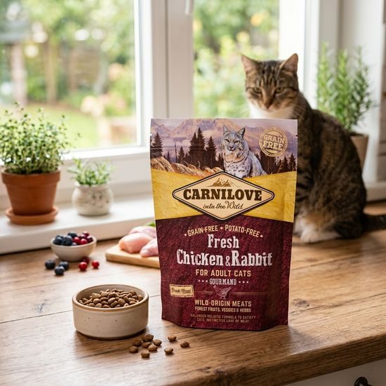 Carnilove Cat Fresh Chicken & Rabbit 0,4kg EXP 25.2.2025