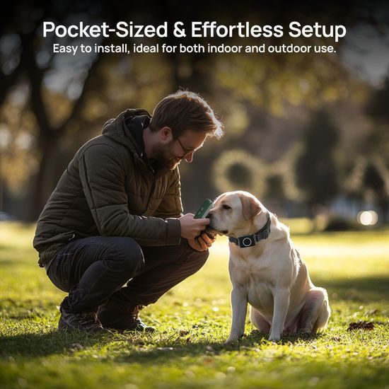 Patpet Bezdrátový ohradník a výcvikový obojek pro psy T800 Pro