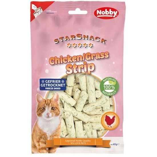 Nobby StarSnack cat Chicken & Cat Grass 60 g