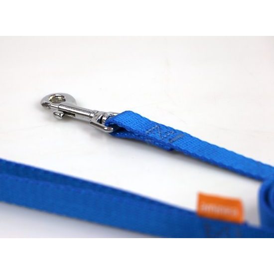 Aminela popruhové vodítko 15mm/140cm modré