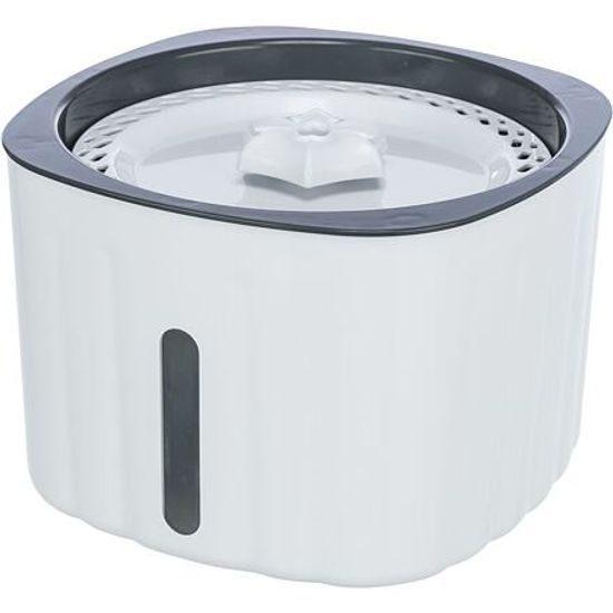 Trixie Pítko/fontánka FLOWER 2l/18,5x 13x18,5cm plast bílá/šedá