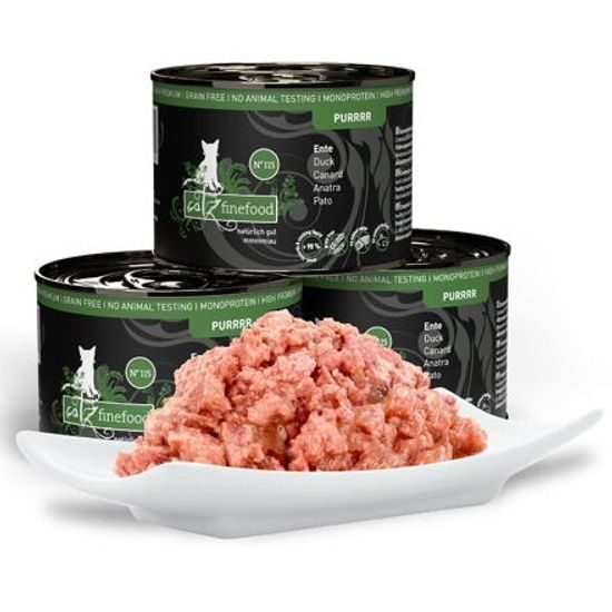 Catz finefood Konzerva CF Purr No.115 s kachním masem 200 g