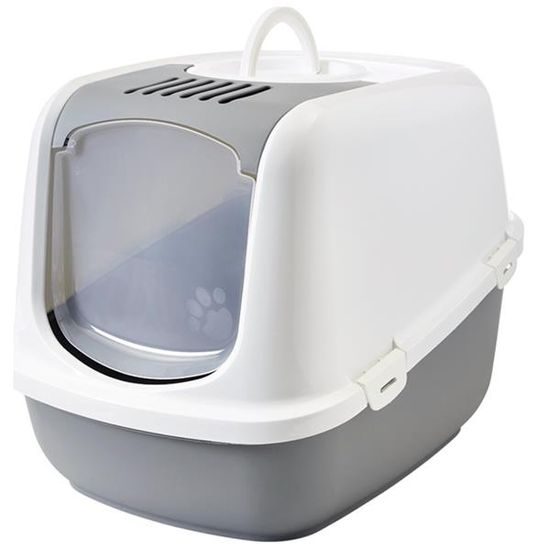 Nobby WC kryté Nestor Jumbo šedé Savic 66,5x48,5x46,5cm