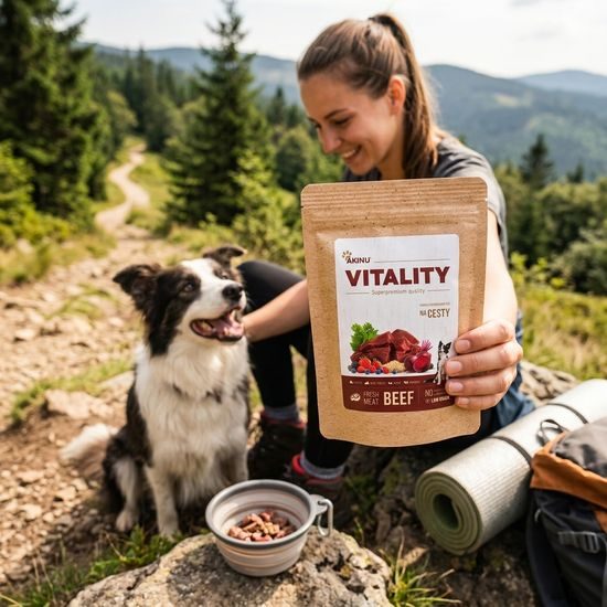 Akinu VITALITY na cesty hovězí pro psy 150 g