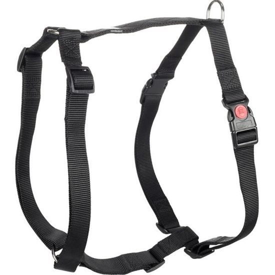 Flamingo Postroj nylon Ziggi černý XL 2,5x70-110cm