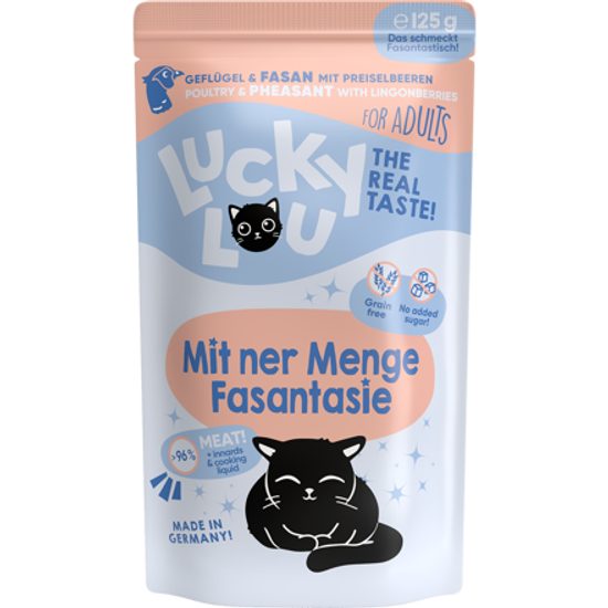 Lucky Lou Lifestage Adult s drůbežím a bažantím masem 125 g