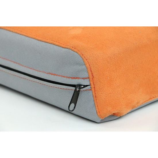 Matrace Aminela 120x80x10cm Half and Half šedá/oranžová