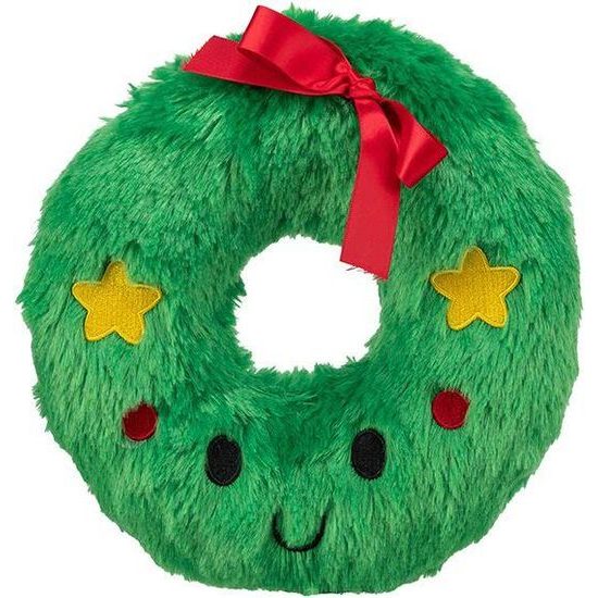 Trixie Xmas Wreath - vánoční věnec, plyšová hračka pro psy, 22 cm