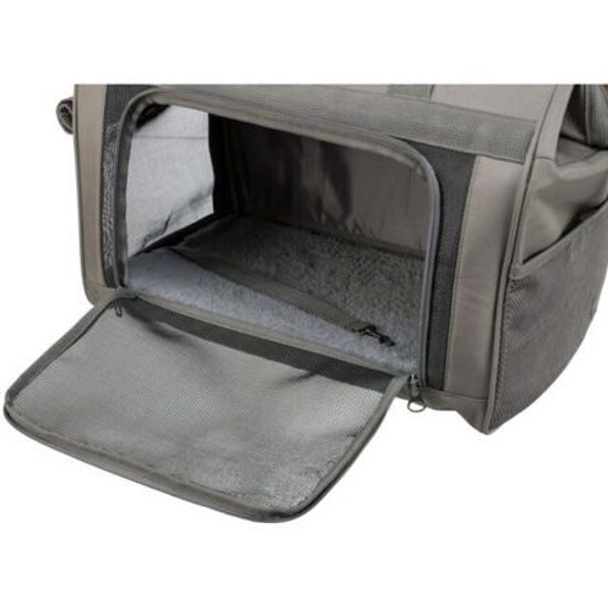 Trixie Cestovní taška FINLAY 43x26x32cm do 10kg nylon černá/šedá